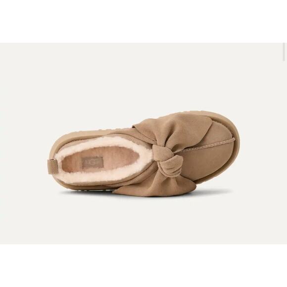 NWT Ugg Platform Slip-On Bow Sand Womens Size 7 - Picture 6 of 15